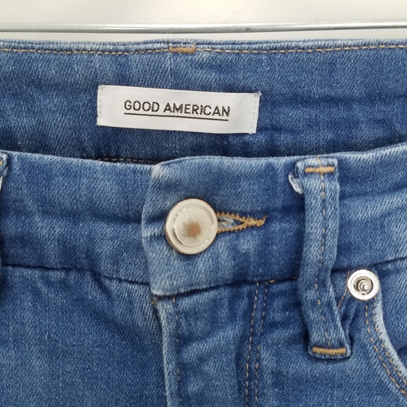 Good American good legs crop light wash jeans size 28 - Picture 10 of 12